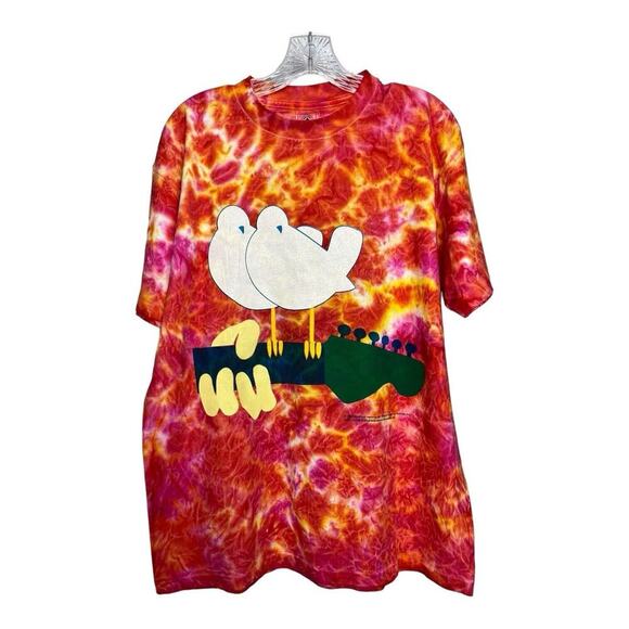 woodstock tie dye shirt